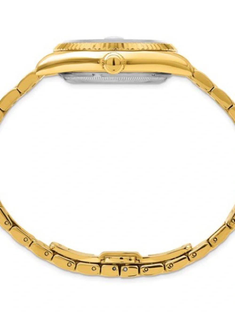 Charles-Hubert Paris Men's Quartz Red Dial Gold-Tone Watch